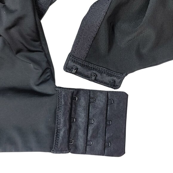 Torrid Curve Push Up Bra Black 44B Underwire Adj Seamless Crisscross XO Plunge - Picture 7 of 9